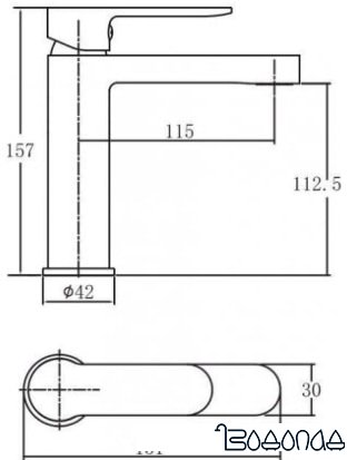 Смеситель Aquanet Passion AF300-10B фото 2