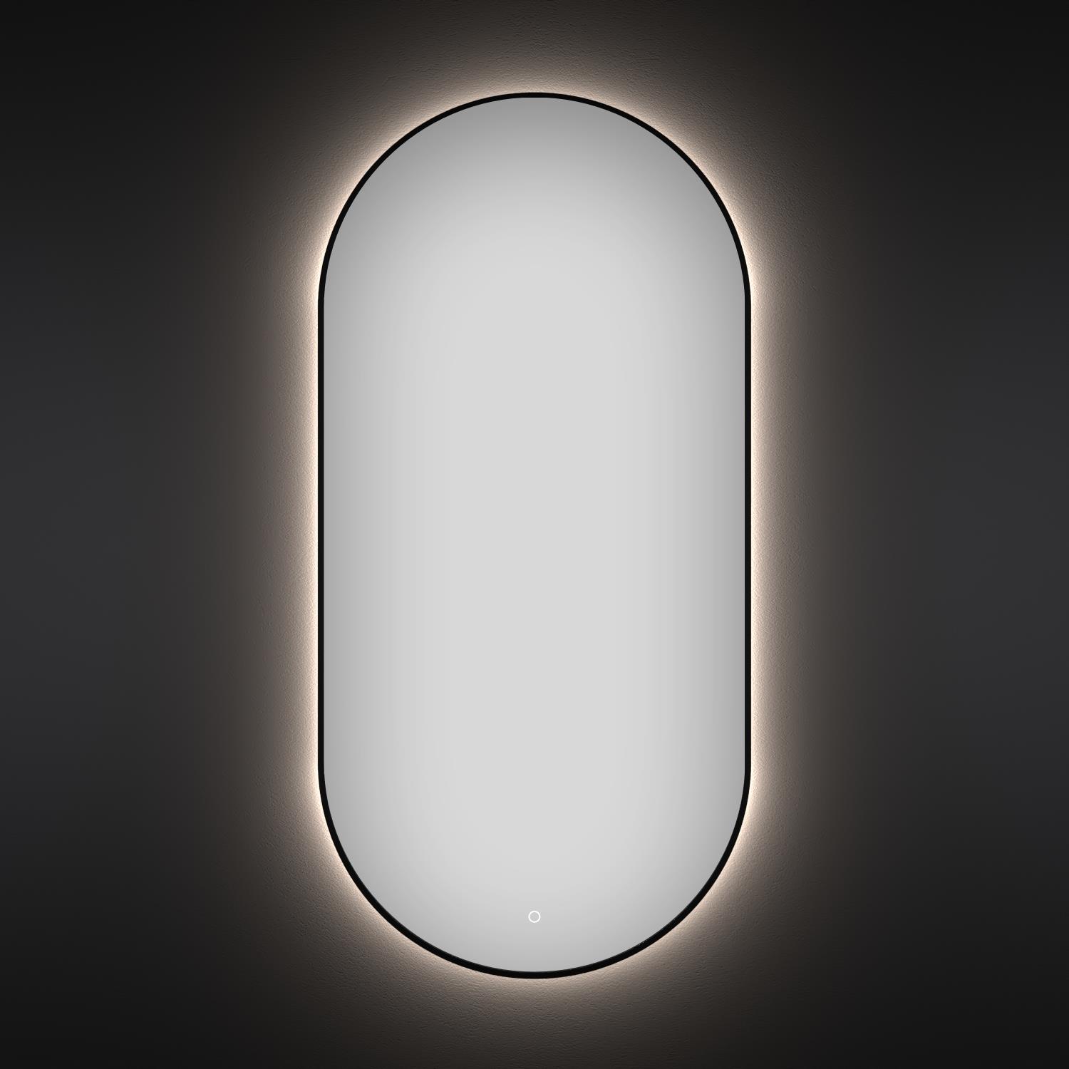 Вертикальный овал и тонкий черный контур