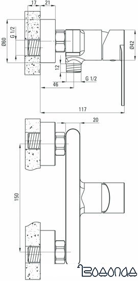 Смеситель Deante Alpinia BGA 040M