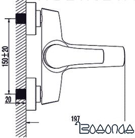 Смеситель Rubineta Forte-10 (540013)