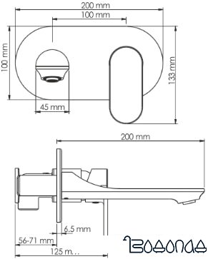 Смеситель Wasserkraft Elbe 7430