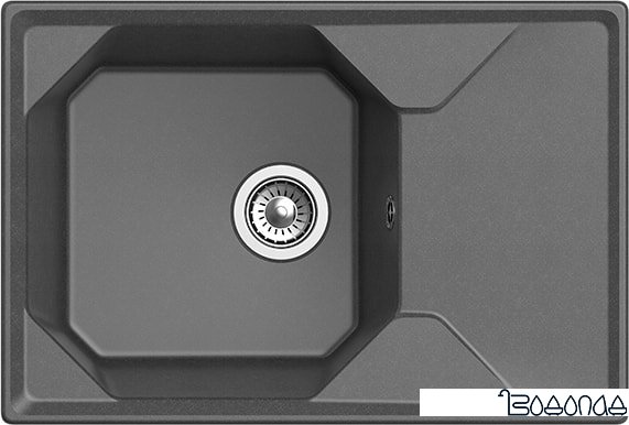 Кухонная мойка GranFest GF-U-740L (графит)