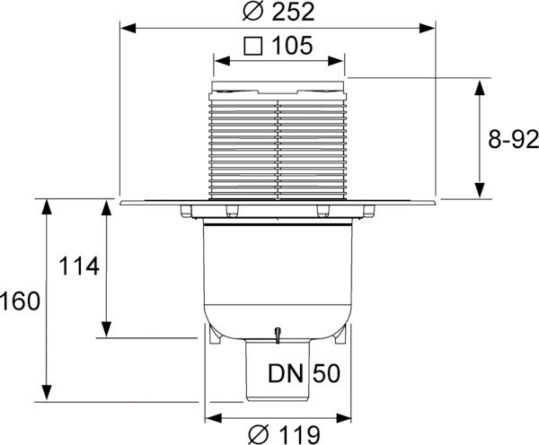 Сифон Tece Tecedrainpoint S130 3601300