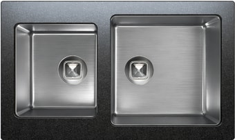 Кухонная мойка Tolero TTS-840 (черный 911)