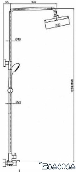Душевая система Bravat Opal F9125183CP-A5-RUS фото 2