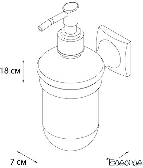 Дозатор Grampus Ocean GR-2012 фото 3