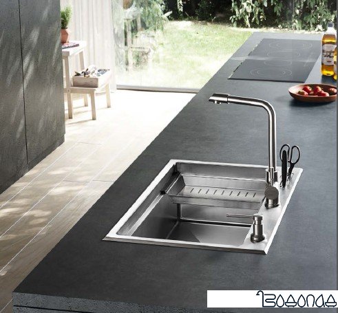 Смеситель ZorG ZRN 980032 (нержавеющая сталь)