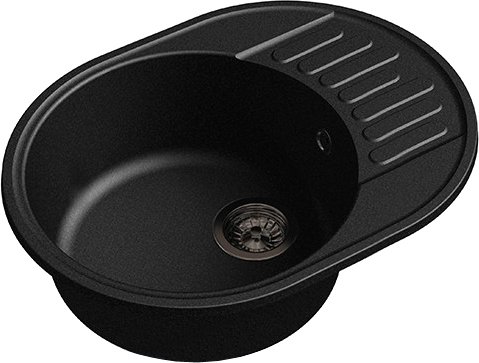 Кухонная мойка GranFest QUARZ Z-58 (черный)