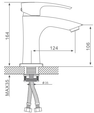 Смеситель Gappo G1007-66