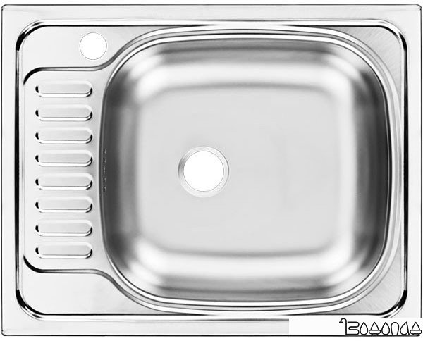 Кухонная мойка Ukinox CLM560.435 --5К 1R фото 1 Кухонная мойка Ukinox CLM560.435 --5К 1R фото 1