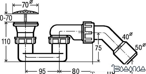 Сифон Viega 312121