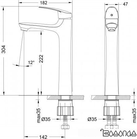 Смеситель Lemark Linara LM0409C