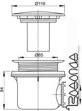 Сифон Alcaplast A49B