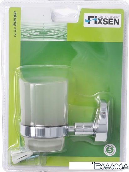 Стакан для зубной щетки и пасты Fixsen Europa FX-21806