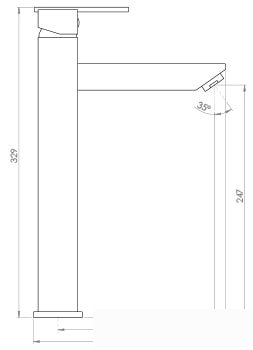 Смеситель Inan Kuvars M1216