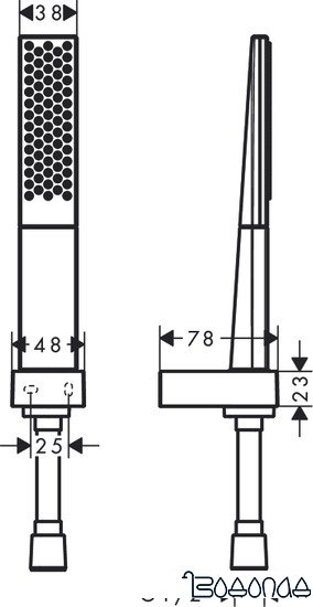 Душевой гарнитур Hansgrohe Rainfinity 100 1jet 26856000 фото 2