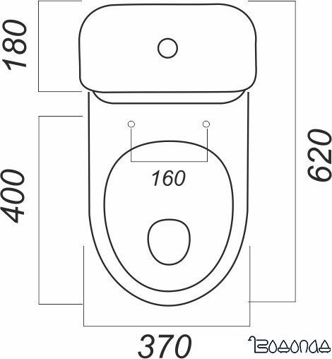 Унитаз Sanita Стандарт - Эконом SDTSACC01090112 фото 4