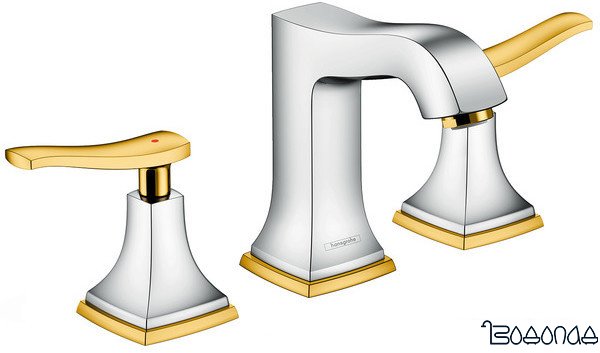Смеситель Hansgrohe Metropol Classic 31330090 (хром/золото)