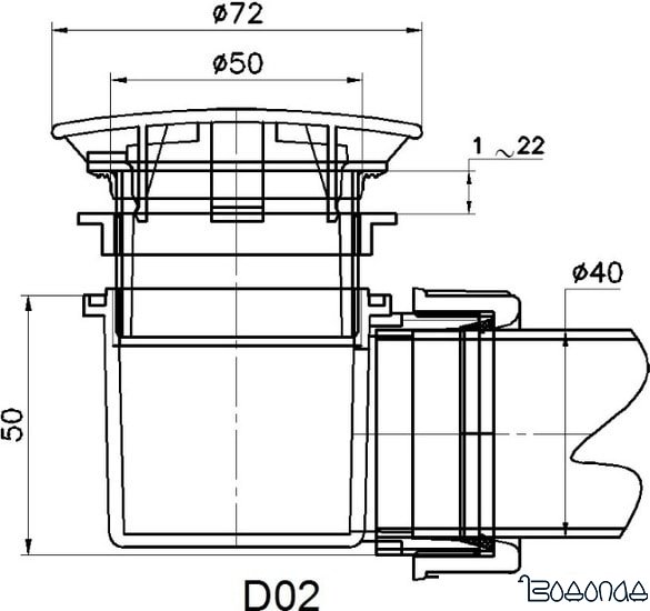 Сифон RGW Velplex QYD-02 фото 2