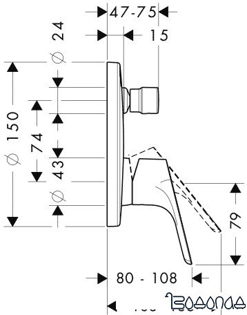 Смеситель Hansgrohe Focus E2 31945000