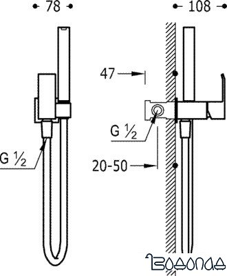 Смеситель Tres 00612301 фото 2