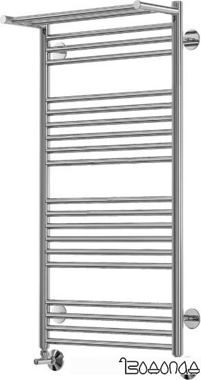 Полотенцесушитель TERMINUS Аврора П20 с полкой (532x1010)