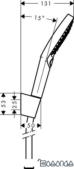 Душевой гарнитур Hansgrohe Raindance Select S 120 26721000 (хром) фото 4