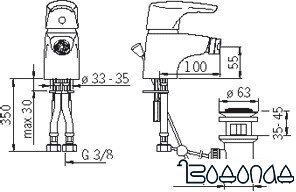 Смеситель Oras Saga (1918F)