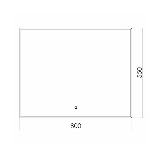 Toppus Зеркало Silk 80x60