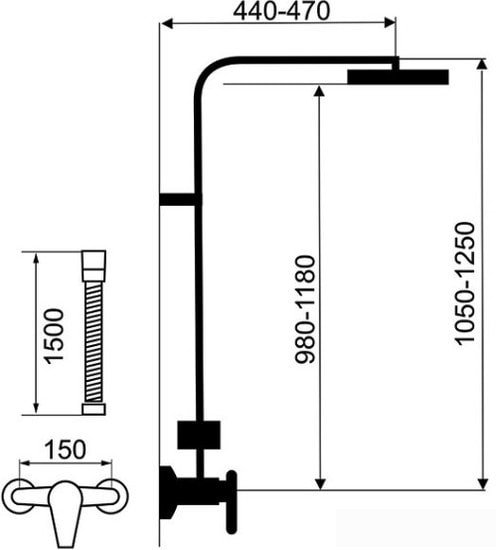 Душевая система Ferro SET069/36.0