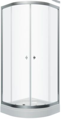 Душевой уголок Triton Альфа Хром А1 100х100 (прозрачное стекло)