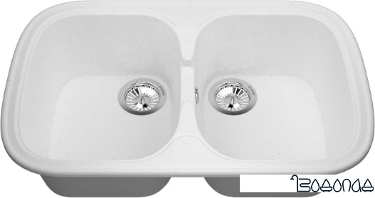 Кухонная мойка Vigro Vigronit VG502 151004 (белый) Кухонная мойка Vigro Vigronit VG502 151004 (белый)