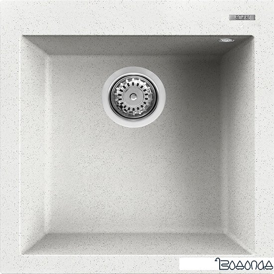 Кухонная мойка Elleci Quadra 102 Bianco Pietra G52