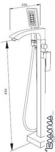 Смеситель Gappo G3007-8