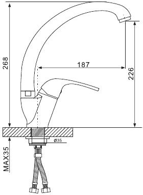 Смеситель Gappo G4135