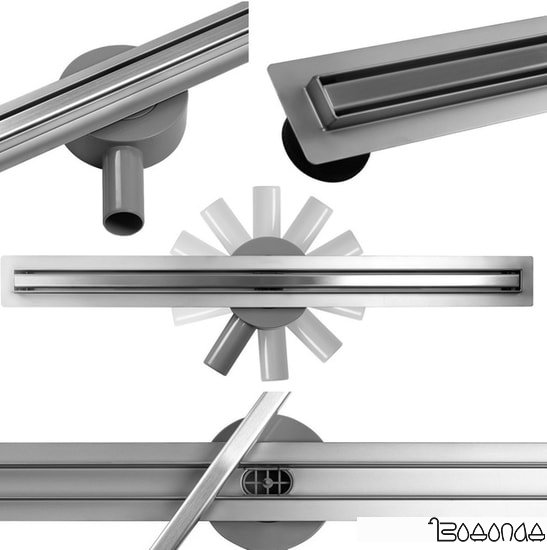 Трап/канал Calani Eco360 Slim 70 Chrom CAL-G0020 фото 1