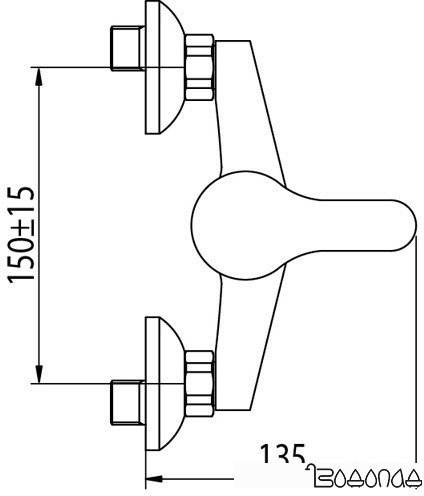Смеситель Valvex RUBIN 2444070 фото 3
