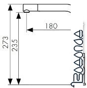 Смеситель Kaiser Teka 13144-3 (бронзовый)