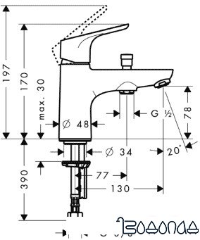 Смеситель Hansgrohe Focus E2 31930000