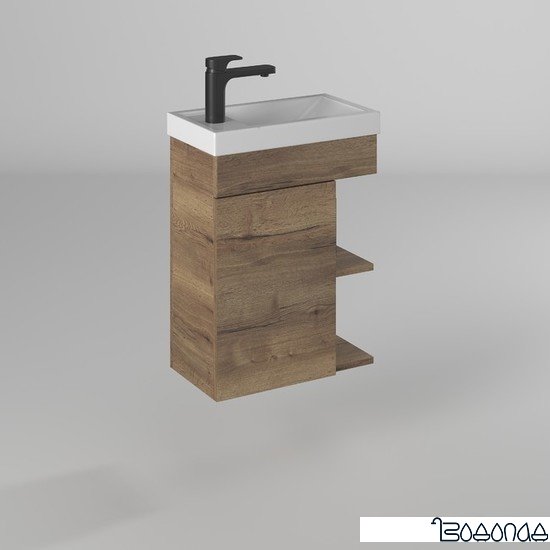 Briz Тумба подвесная Берн 45 с умывальником Фостер