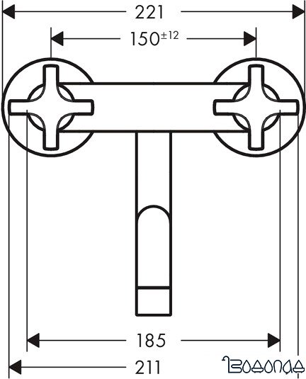 Смеситель Hansgrohe Logis Classic 71287000