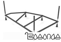 Каркас Cersanit Joanna 140 New / K-RW-JOANNA140n