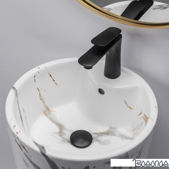 Умывальник Rea Blanka (матовый камень)