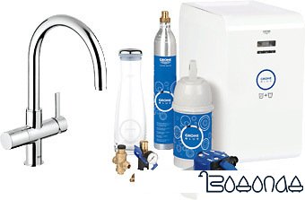 Смеситель Grohe Blue Chilled and Sparkling 31323000 фото 1
