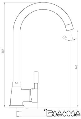 Смеситель Inan Yakut M1104