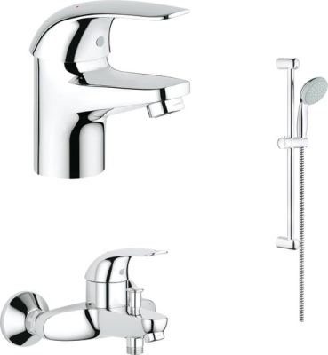 Комплект смесителей Grohe Eueroeco 124428