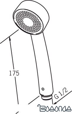 Душевая лейка Oras Apollo [252020] фото 2