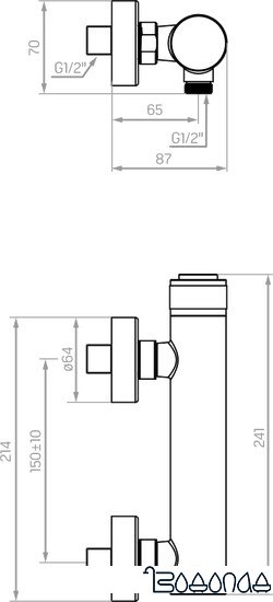 Смеситель Laveo Volumo BAV 040D
