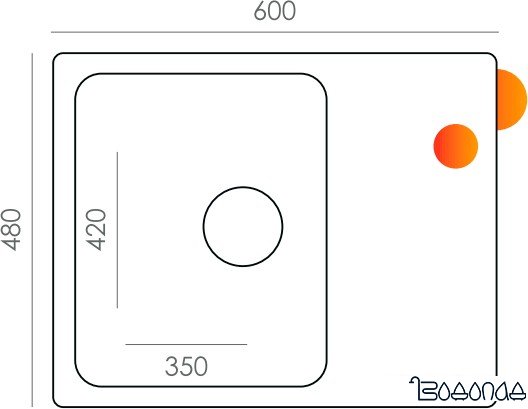 Кухонная мойка Quartz Bond 600 (лен) фото 3 Кухонная мойка Quartz Bond 600 (лен) фото 3