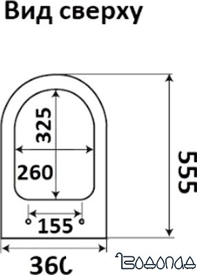 Унитаз CeramaLux 3178-18 (черный глянцевый)